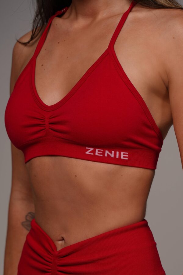 Zen Berry Red Büzgülü Bra - Görsel 2